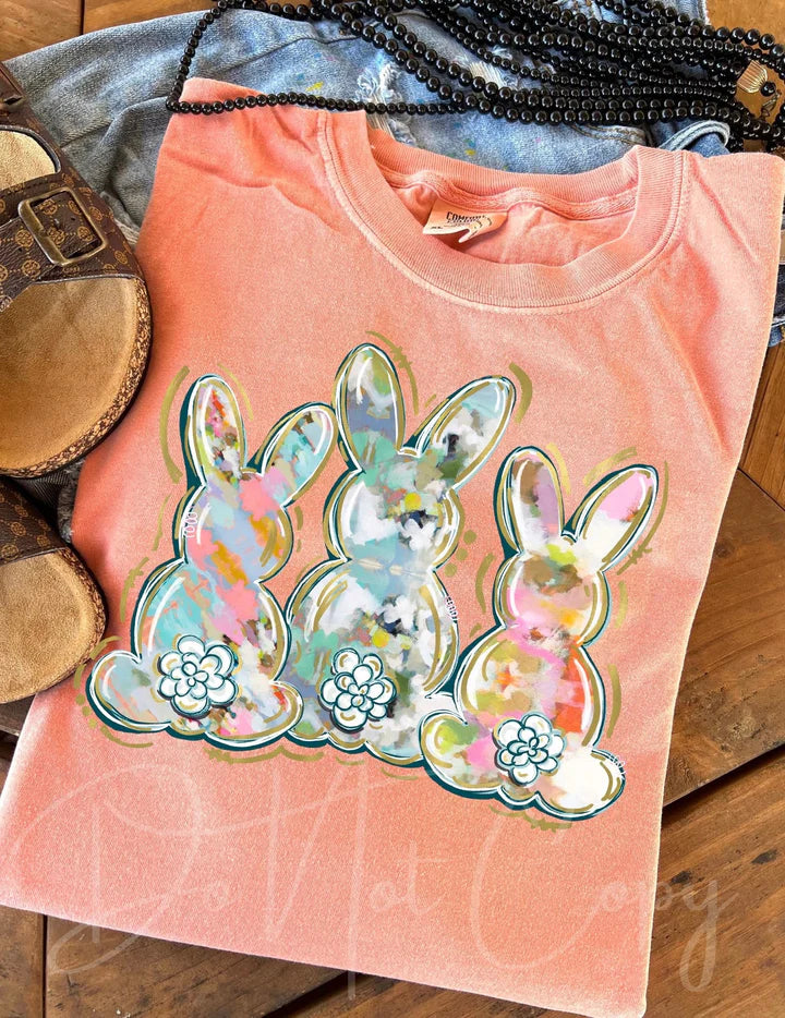 Pastel Watercolor Bunnies PREORDER