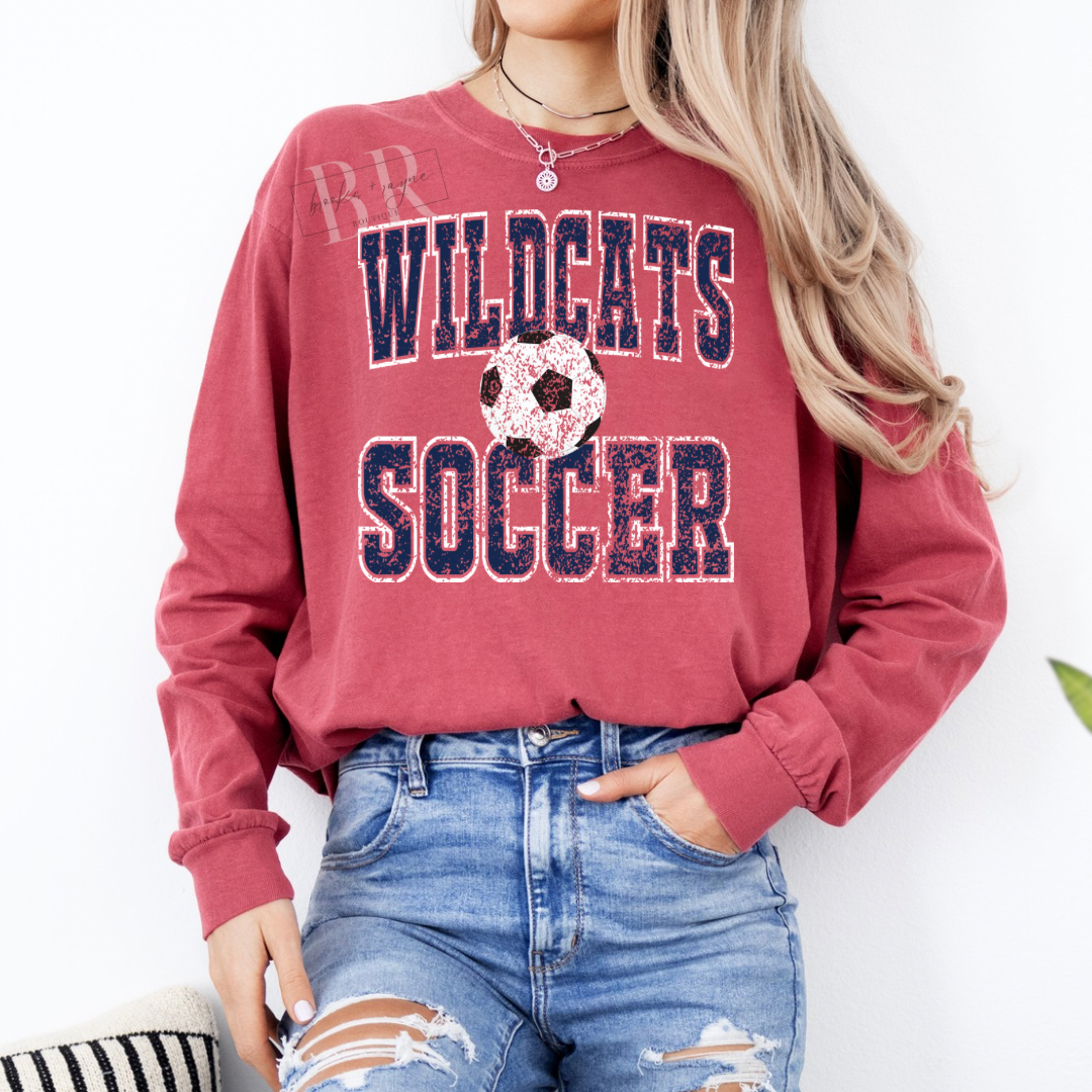 Wildcats Soccer Long Sleeve PREORDER