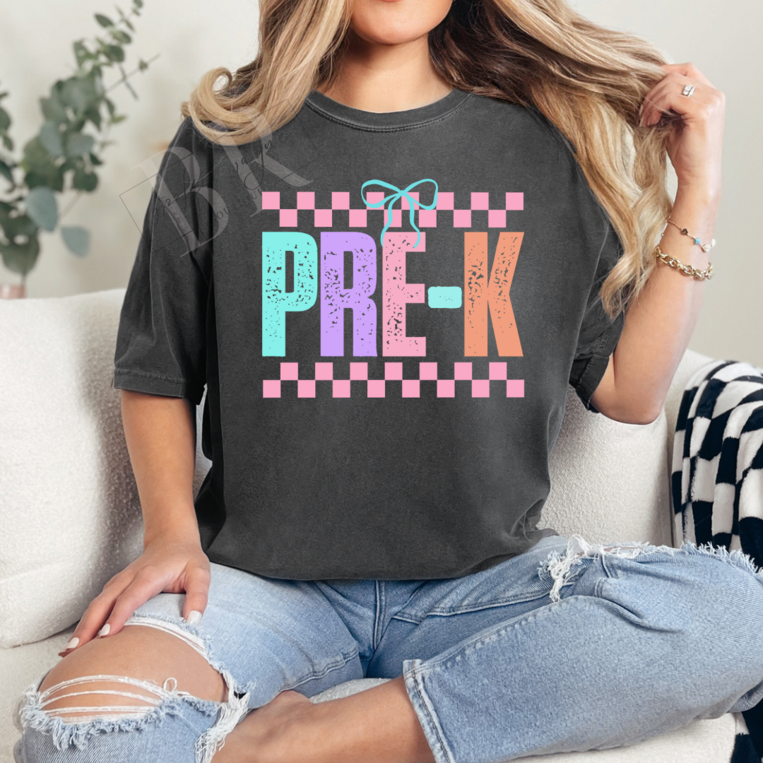 Youth Checkered Pre-K PREORDER