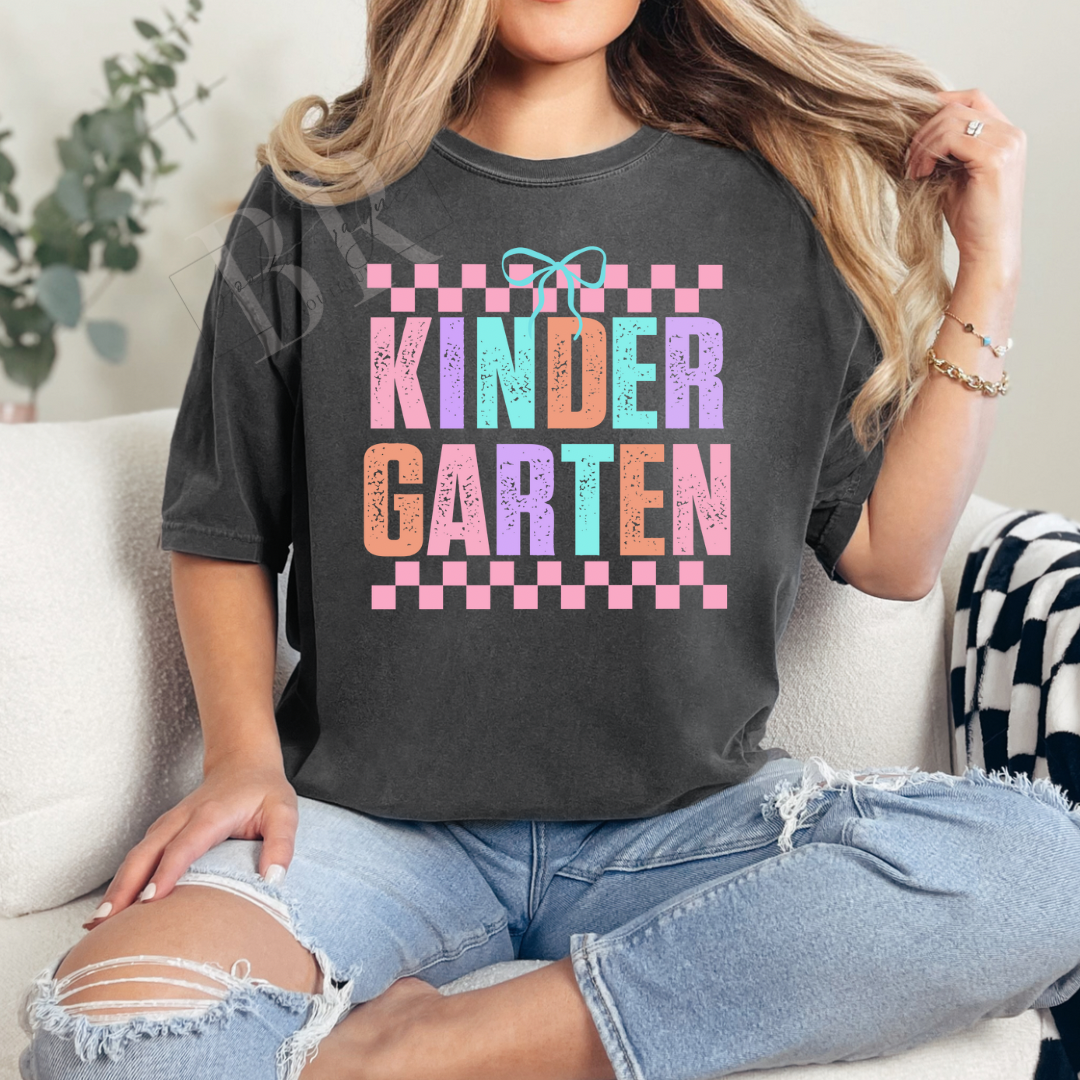 Youth Checkered Kindergarten PREORDER