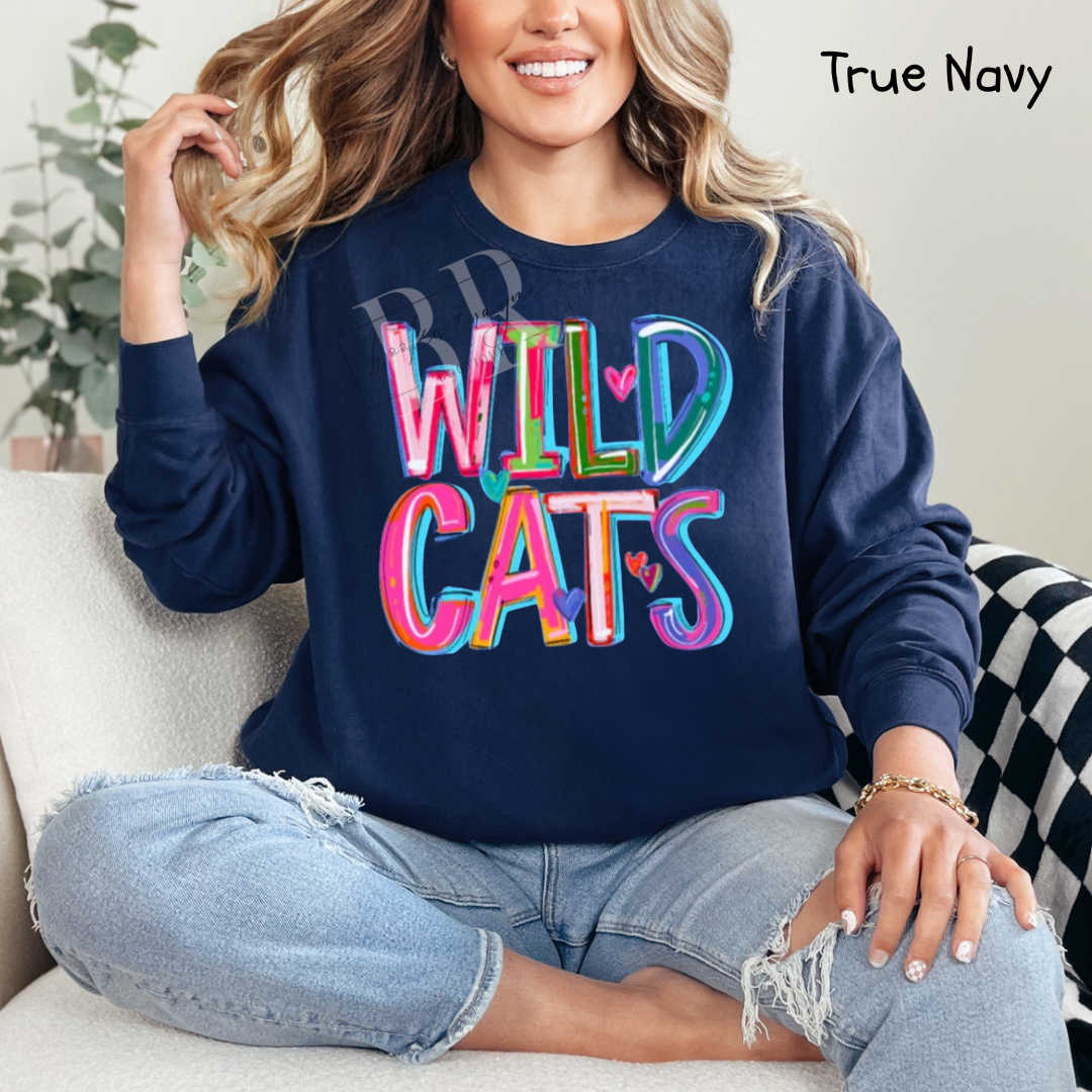 Cheery Wildcats Sweatshirt PREORDER