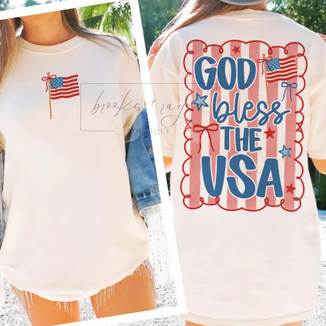 Front/Back God Bless The USA PREORDER