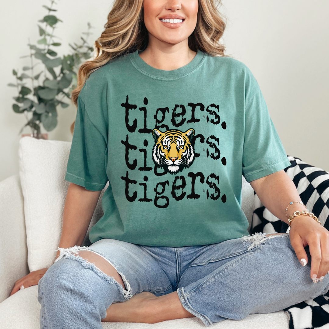 Stacked Tigers Typography PREORDER