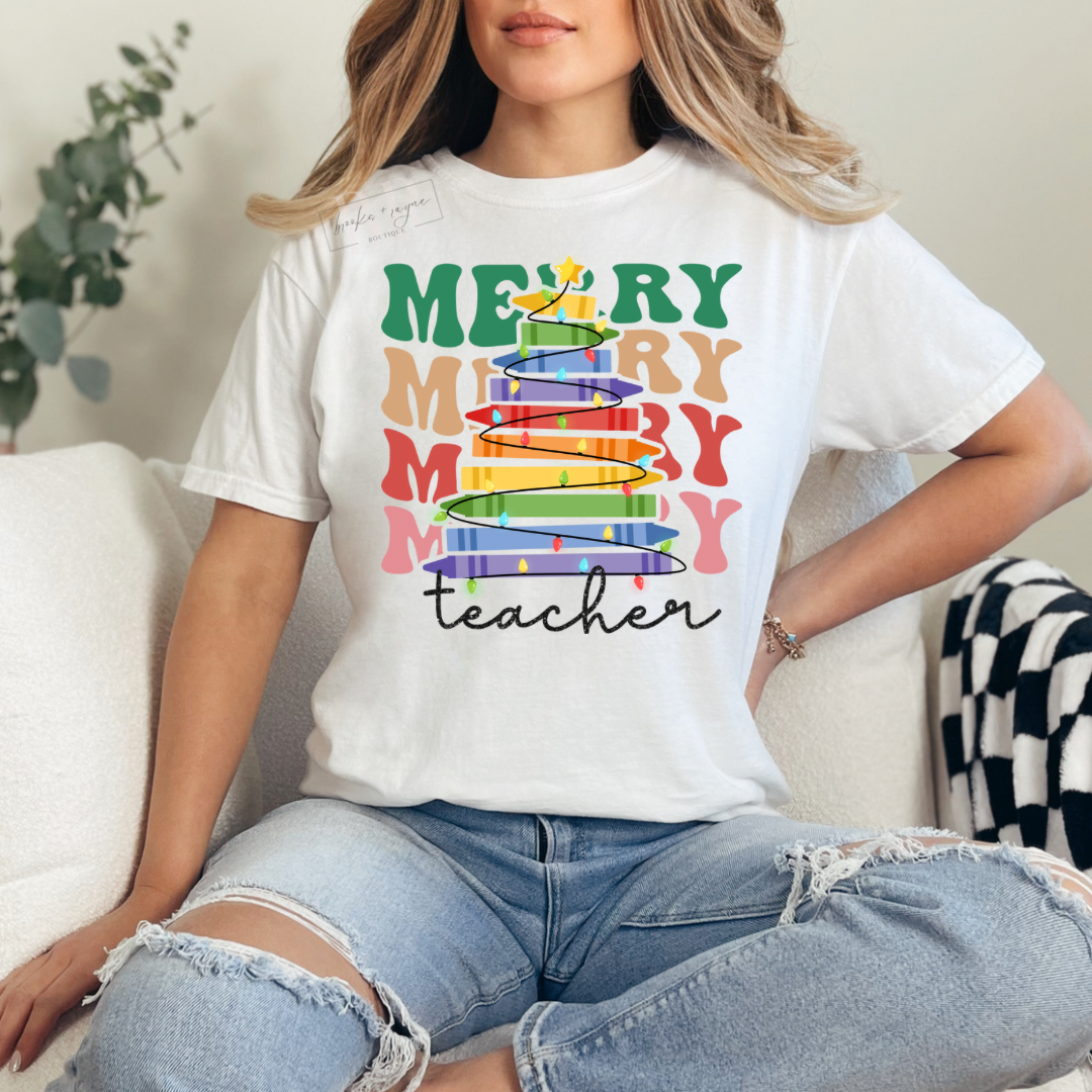 Merry Teacher Tree PREORDER