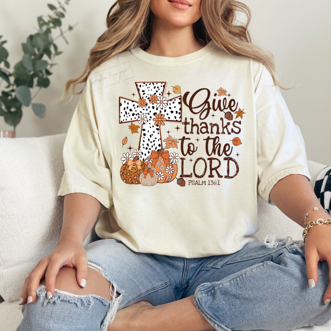Give Thanks To The Lord Cross PREORDER