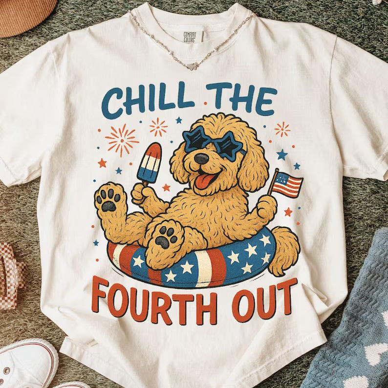 Chill The Fourth Out Goldendoodle PREORDER