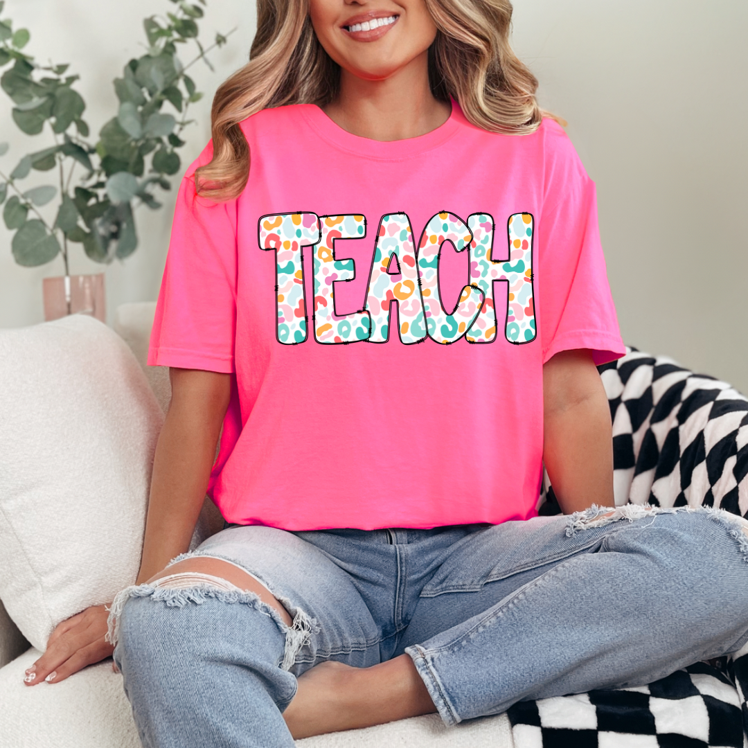 Colorful Leopard Teach PREORDER