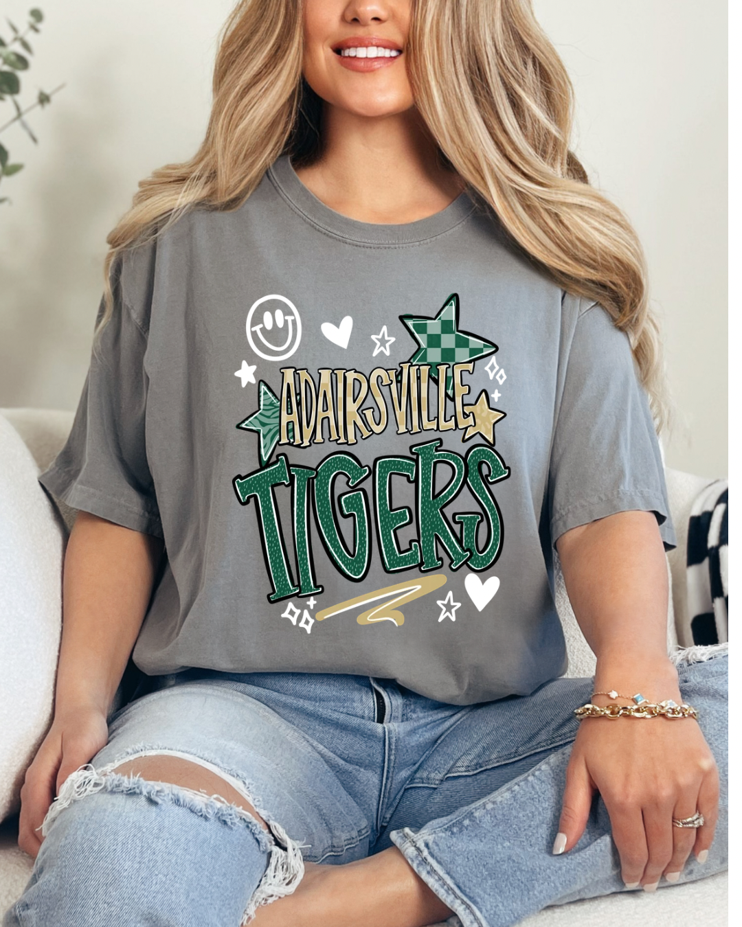 Smiley Doodle Adairsville Tigers PREORDER