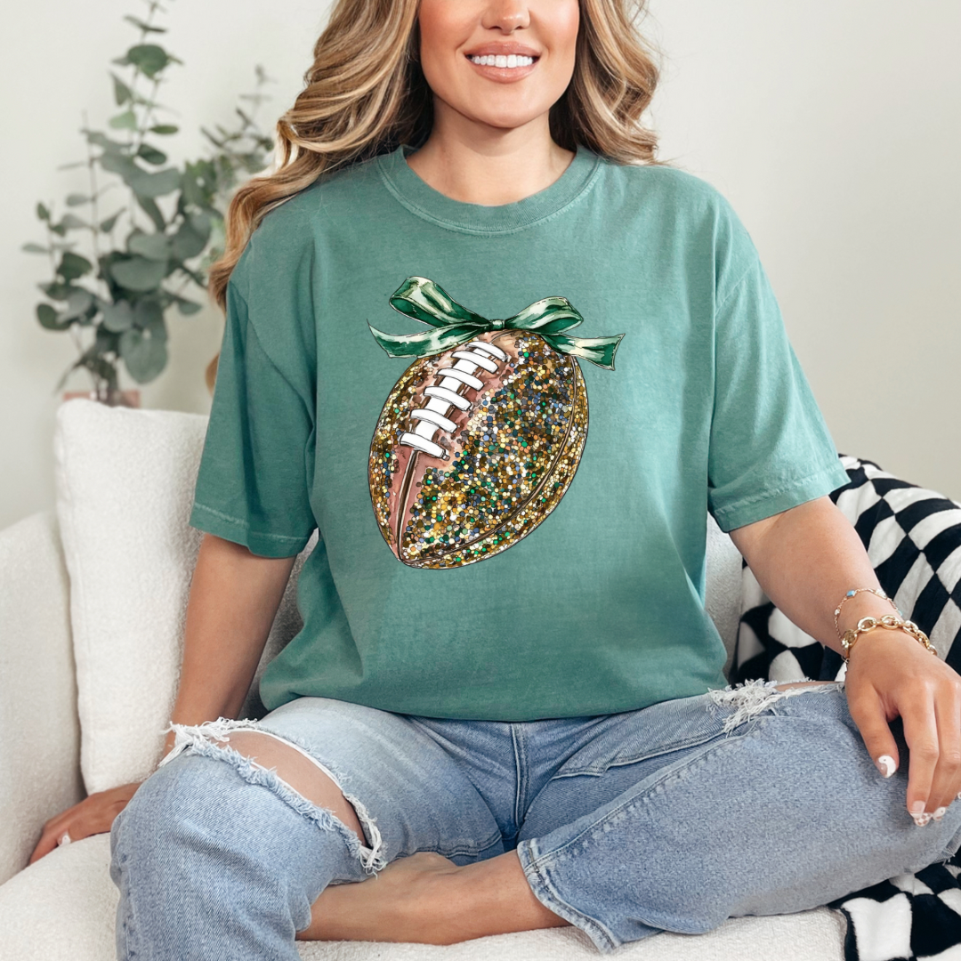 Green Bow Disco Football PREORDER