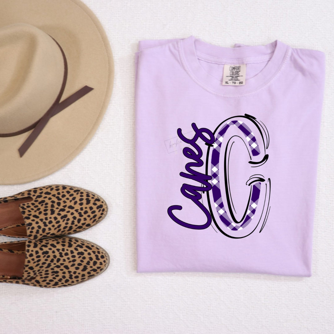 Plaid Script Canes PREORDER