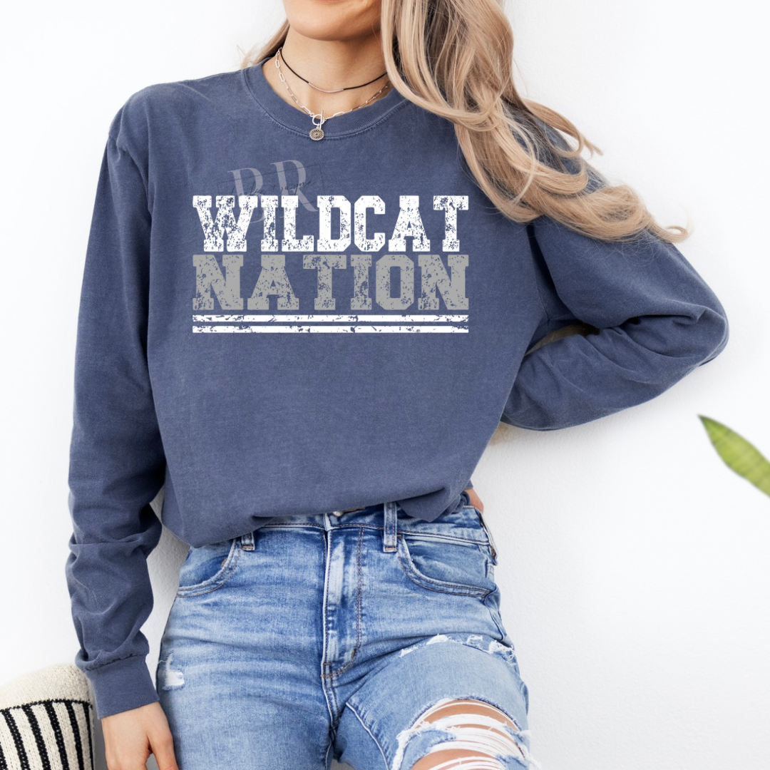 Wildcats Nation Long Sleeve PREORDER