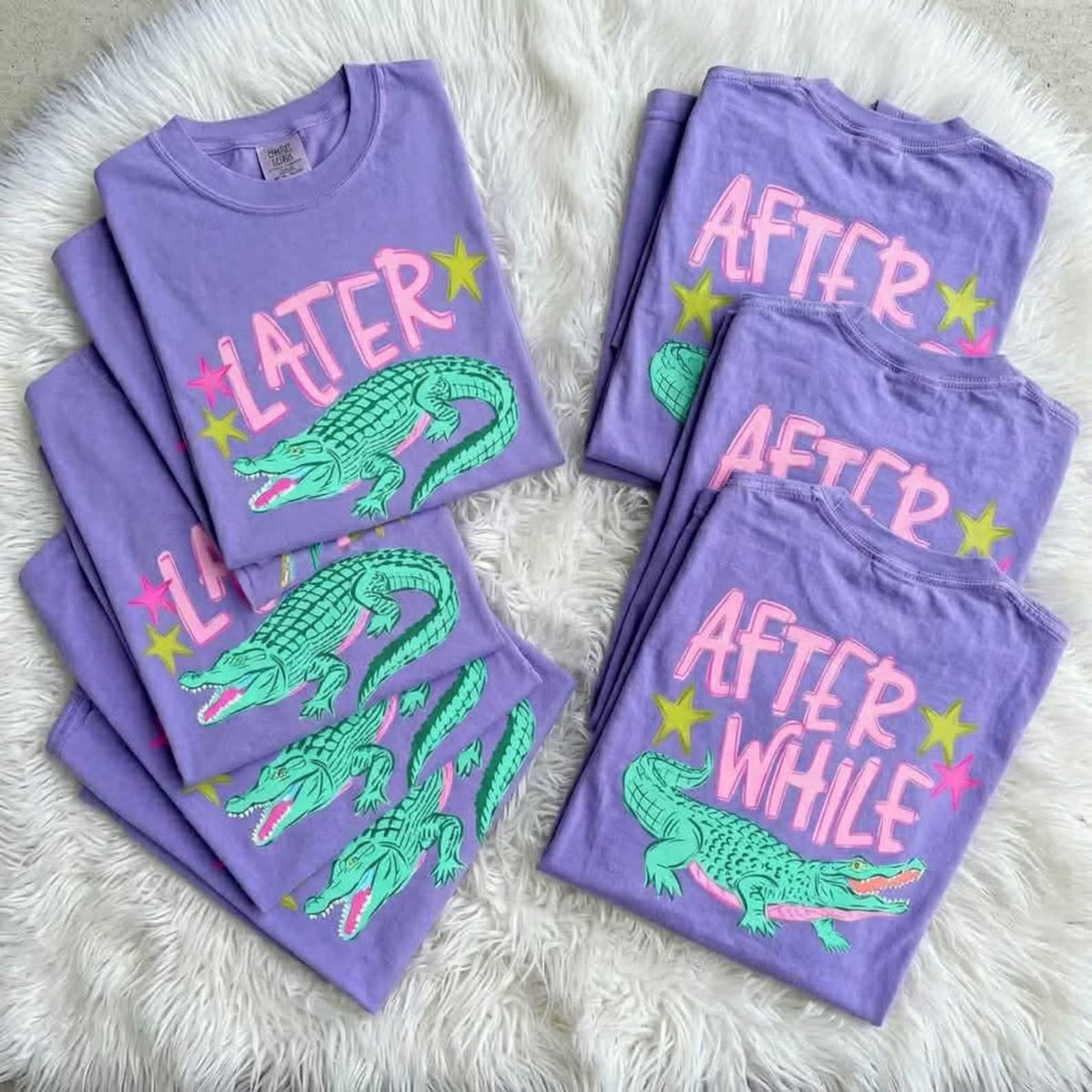 Full Front/Back Later Gator After While Crocodile PREORDER