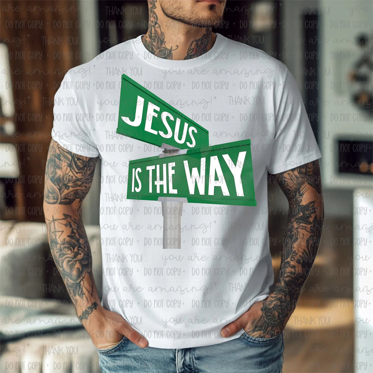 Jesus Is The Way Green PREORDER