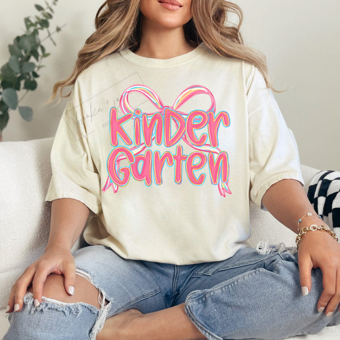 Youth Kindergarten Bow PREORDER