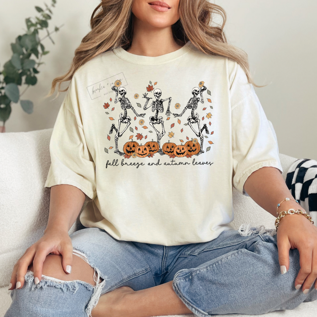 Fall Breeze and Autumn Leaves Skellies PREORDER