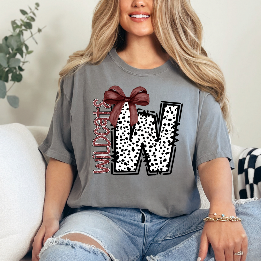 Dalmatian Wildcats with Bow PREORDER