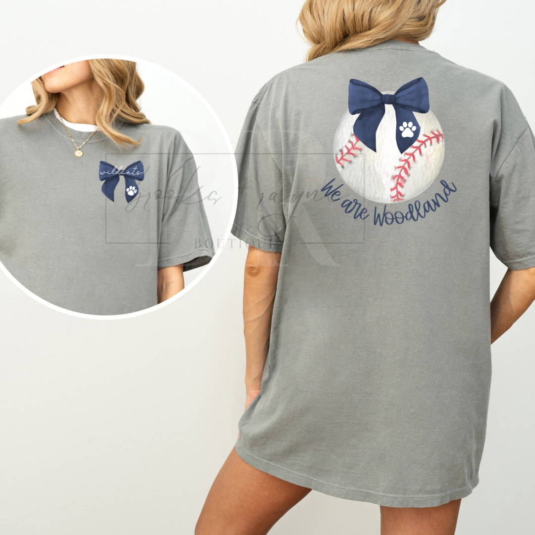 Front/Back We Are Woodland Baseball PREORDER