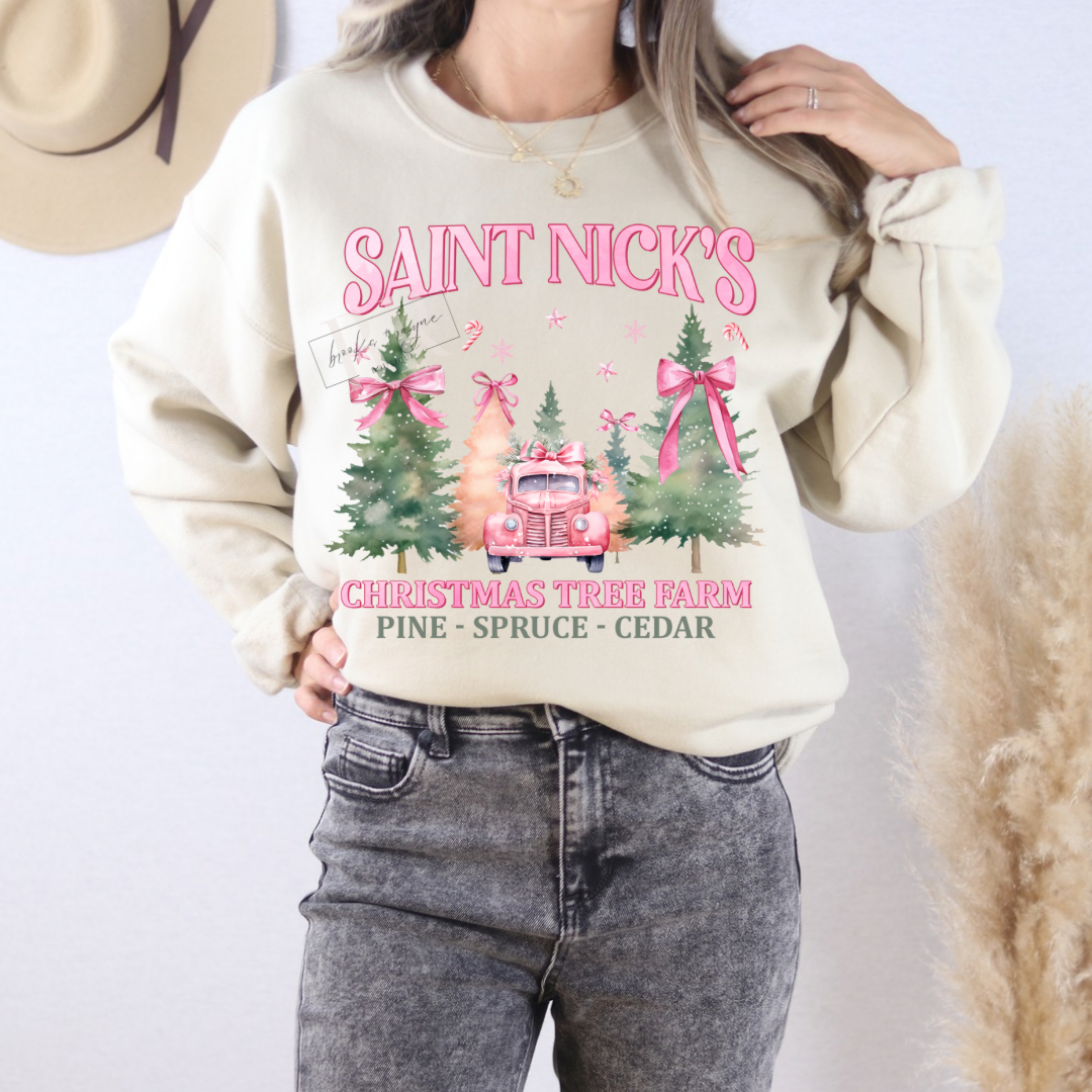 Saint Nick’s Tree Farm Sweatshirt PREORDER