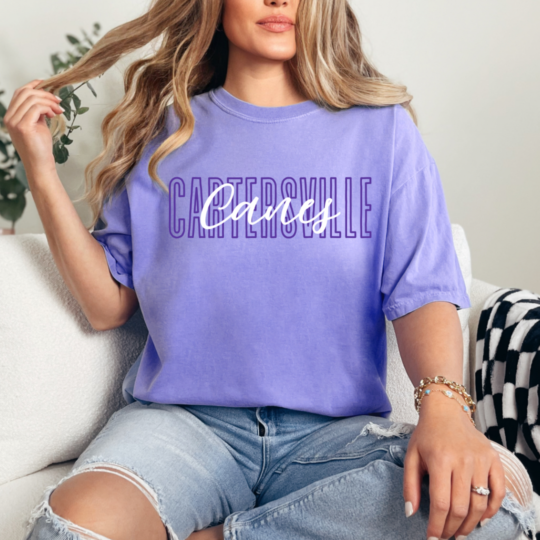 Script Cartersville Canes PREORDER