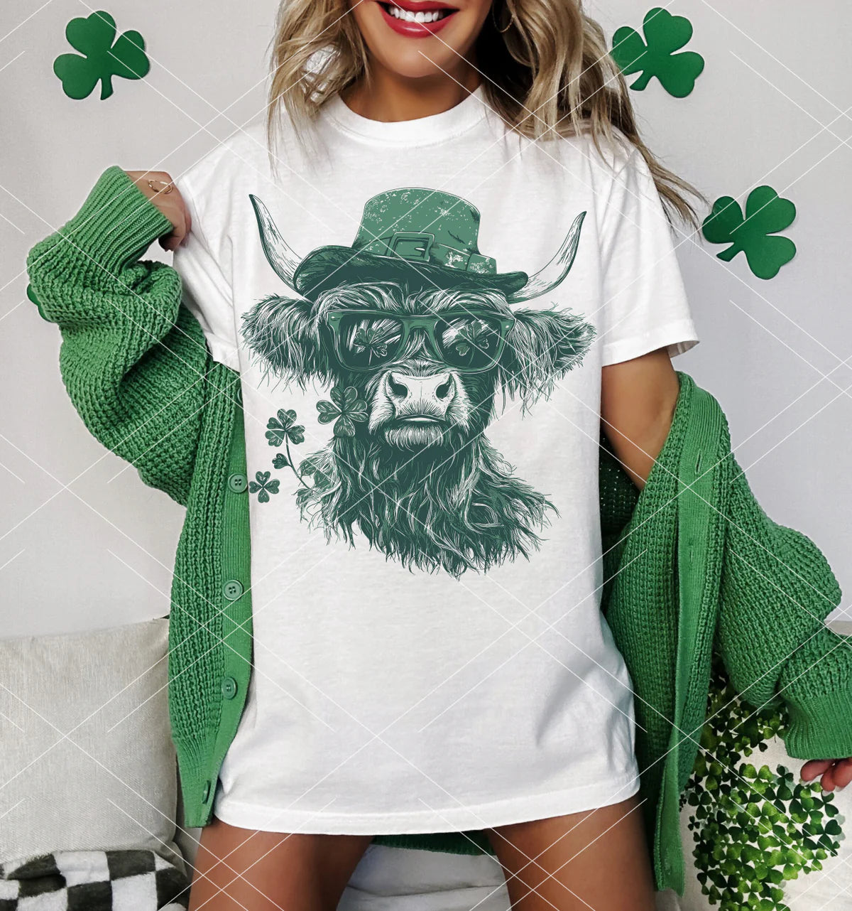St Patty’s Highland Cow PREORDER