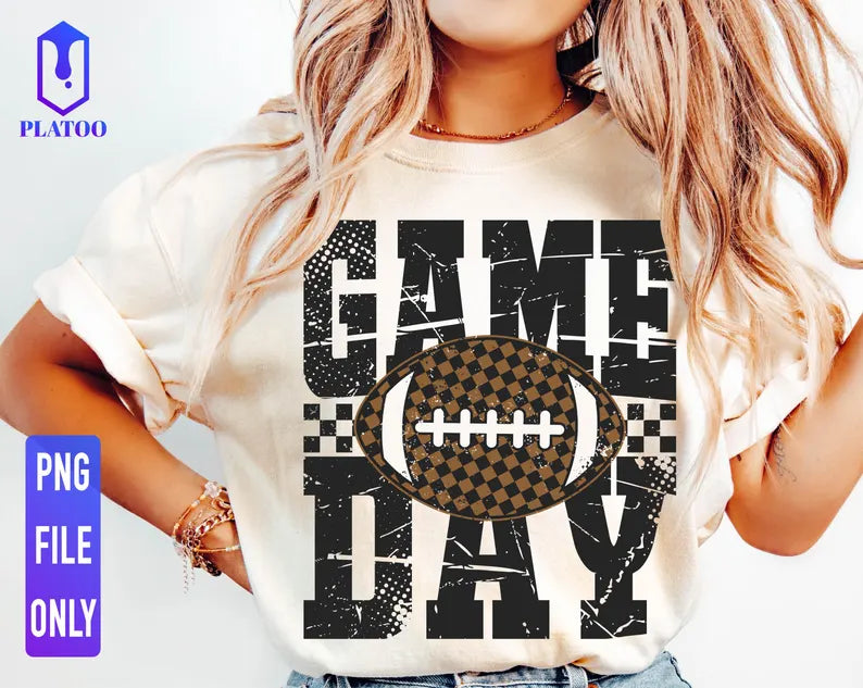 Checkered Football Game Day PREORDER