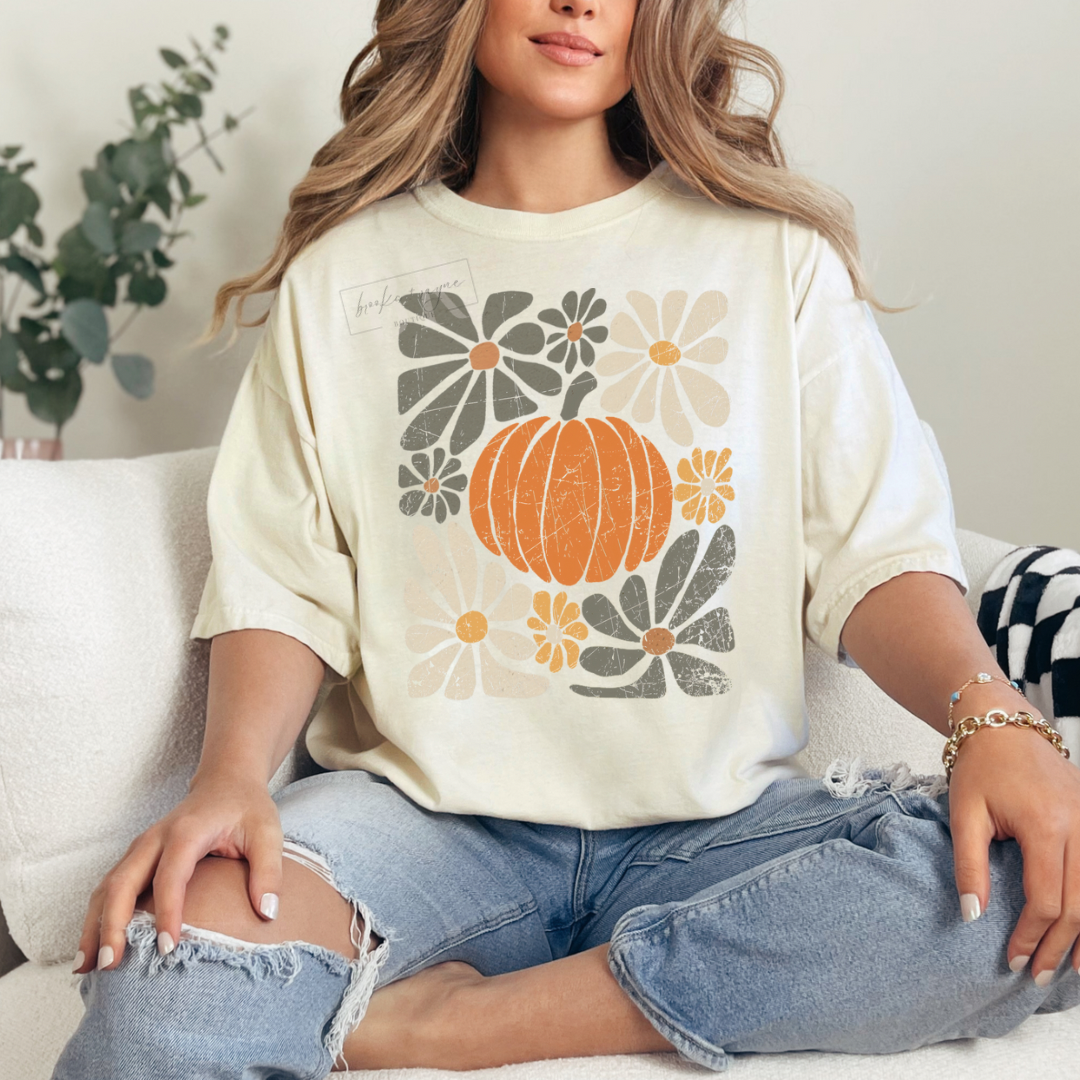 Floral Pumpkin Collage PREORDER