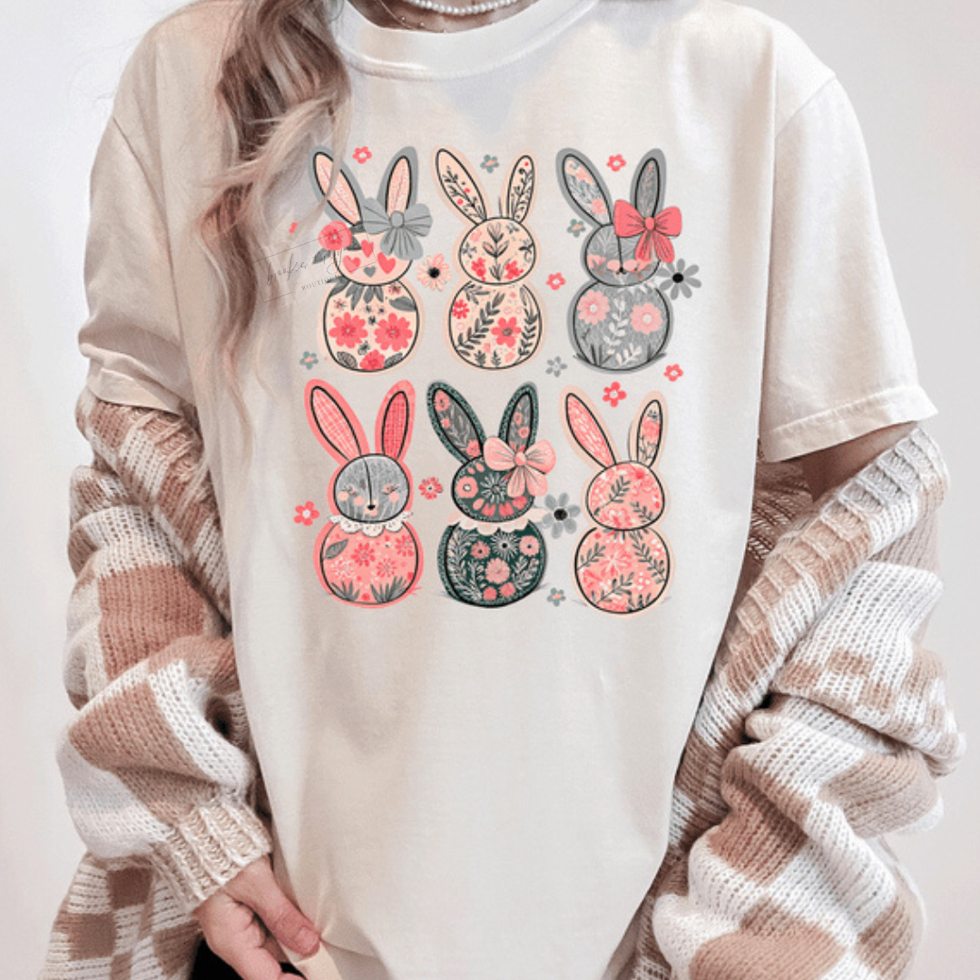 Faux Quilted Bunnies PREORDER