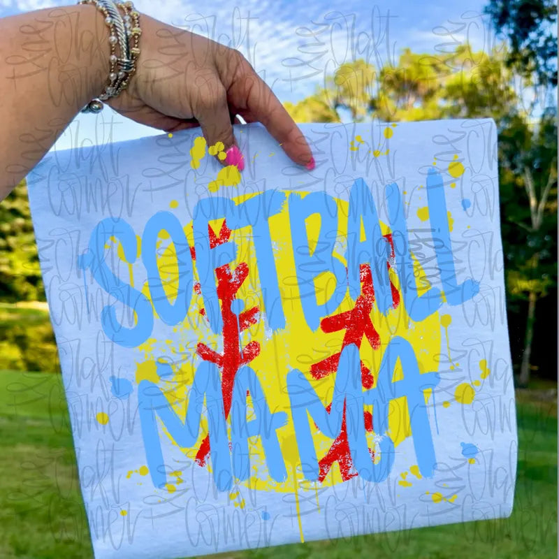 Splatter Softball Mama PREORDER