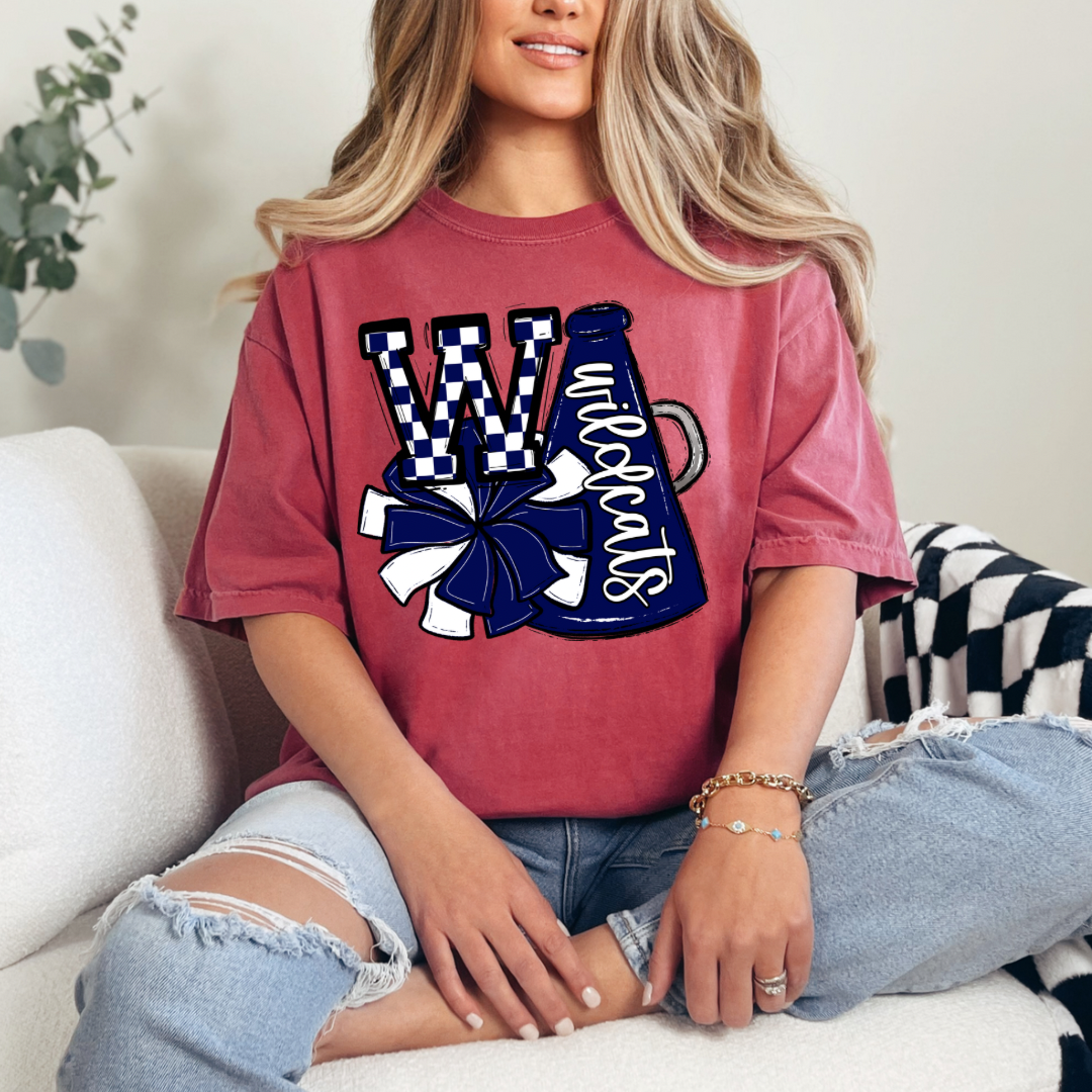 Checkered Wildcats Cheer PREORDER