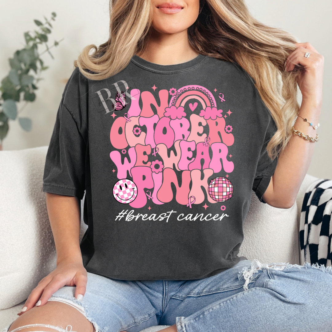 Groovy In Oct We Wear Pink PREORDER