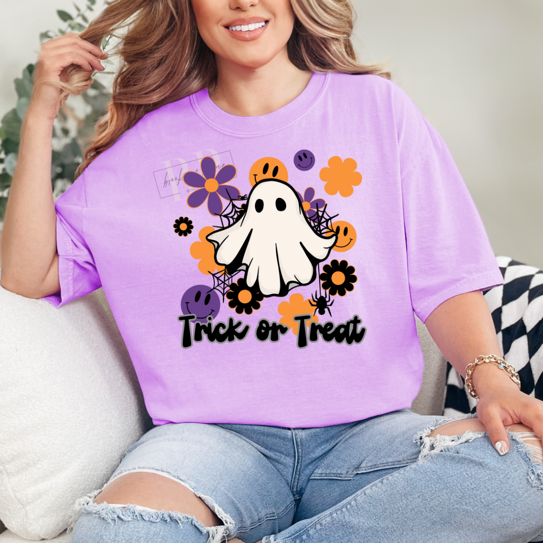 Trick or Treat Floral Ghost PREORDER