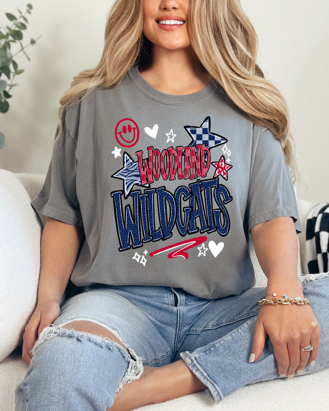Smiley Doodle Woodland Wildcats PREORDER