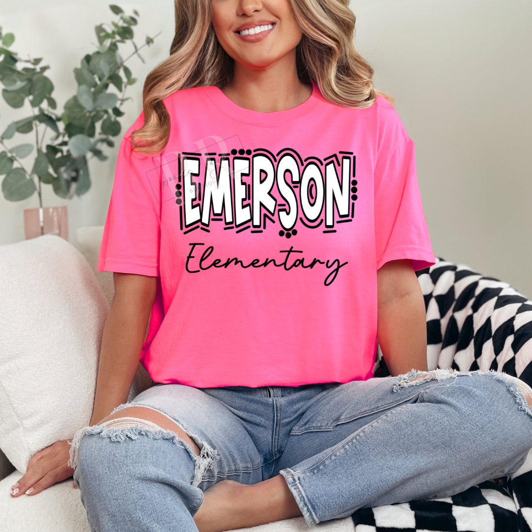 Emerson Elementary Doodle PREORDER