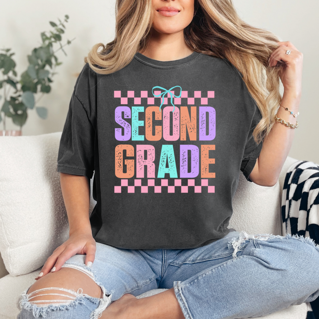 Youth Checkered Second Grade PREORDER