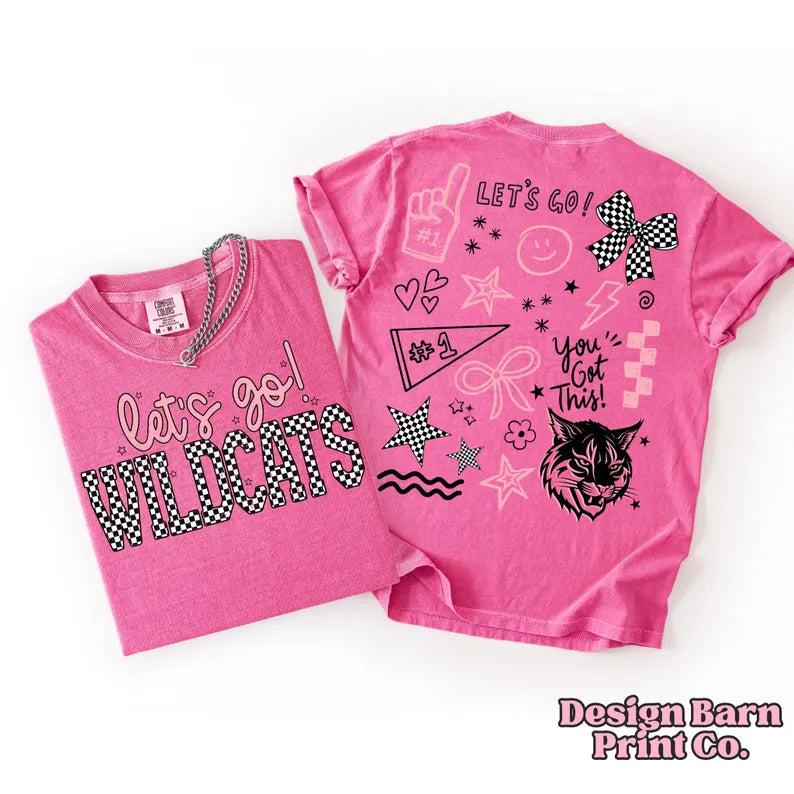 Let’s Go Wildcats Front/Back PREORDER