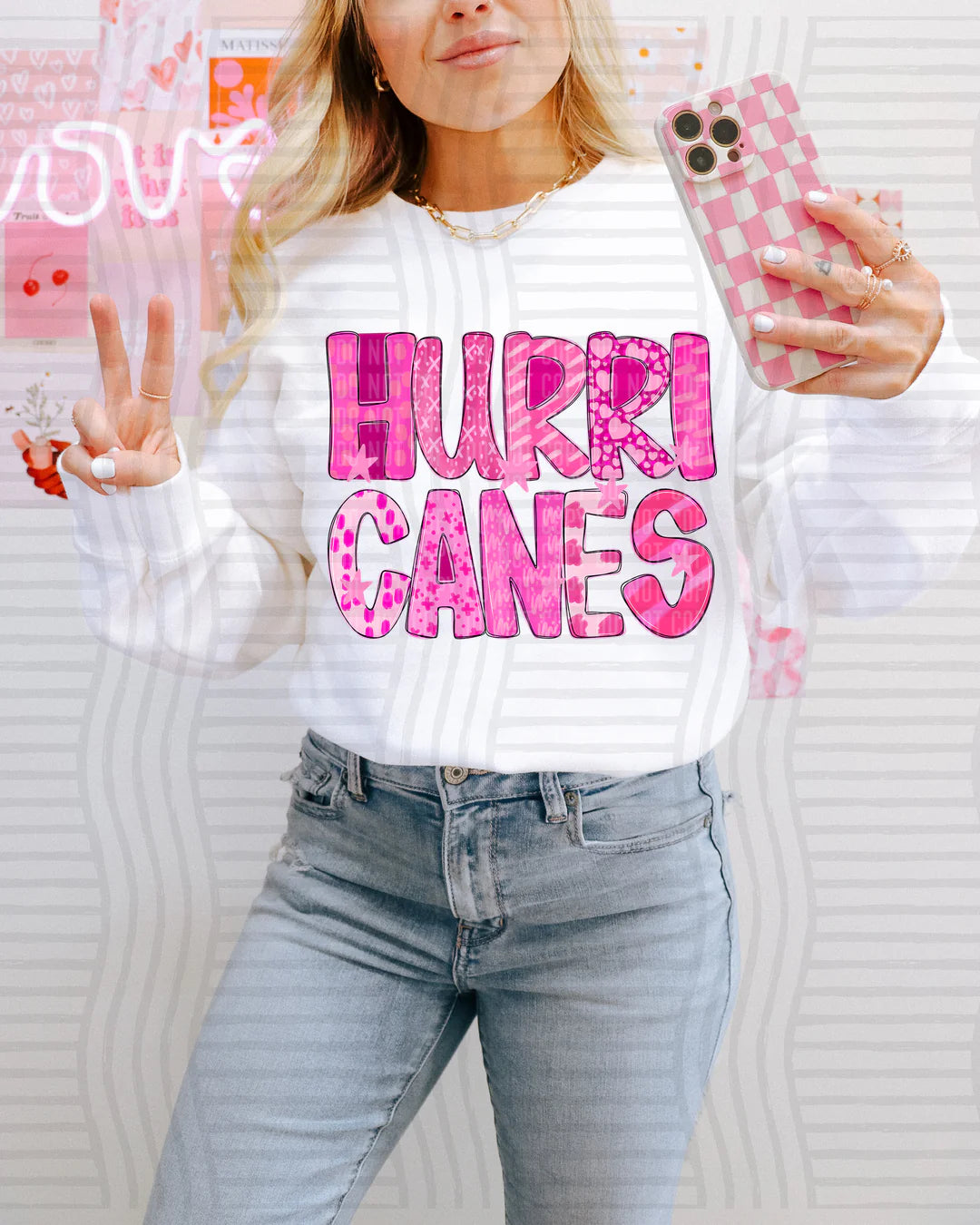 Youth Hurricanes Pink Patterned PREORDER