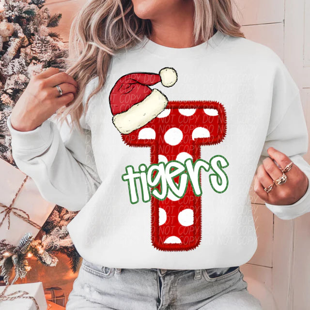 Toddler Tigers Christmas Mascot PREORDER