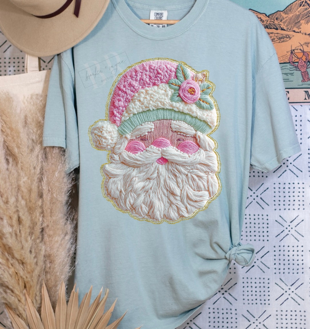 Faux French Knot Santa PREORDER