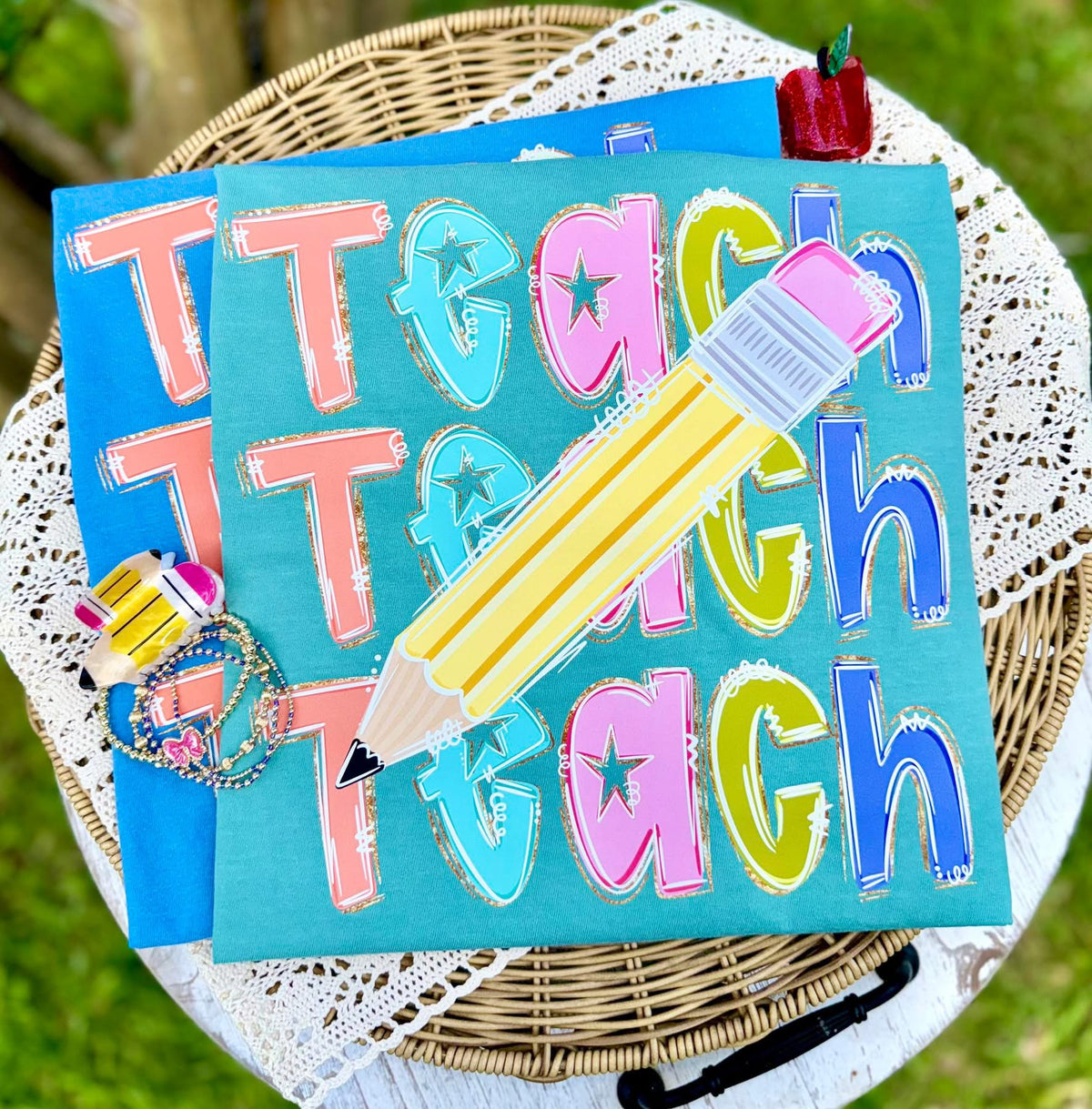 Stacked Teach with Pencil PREORDER
