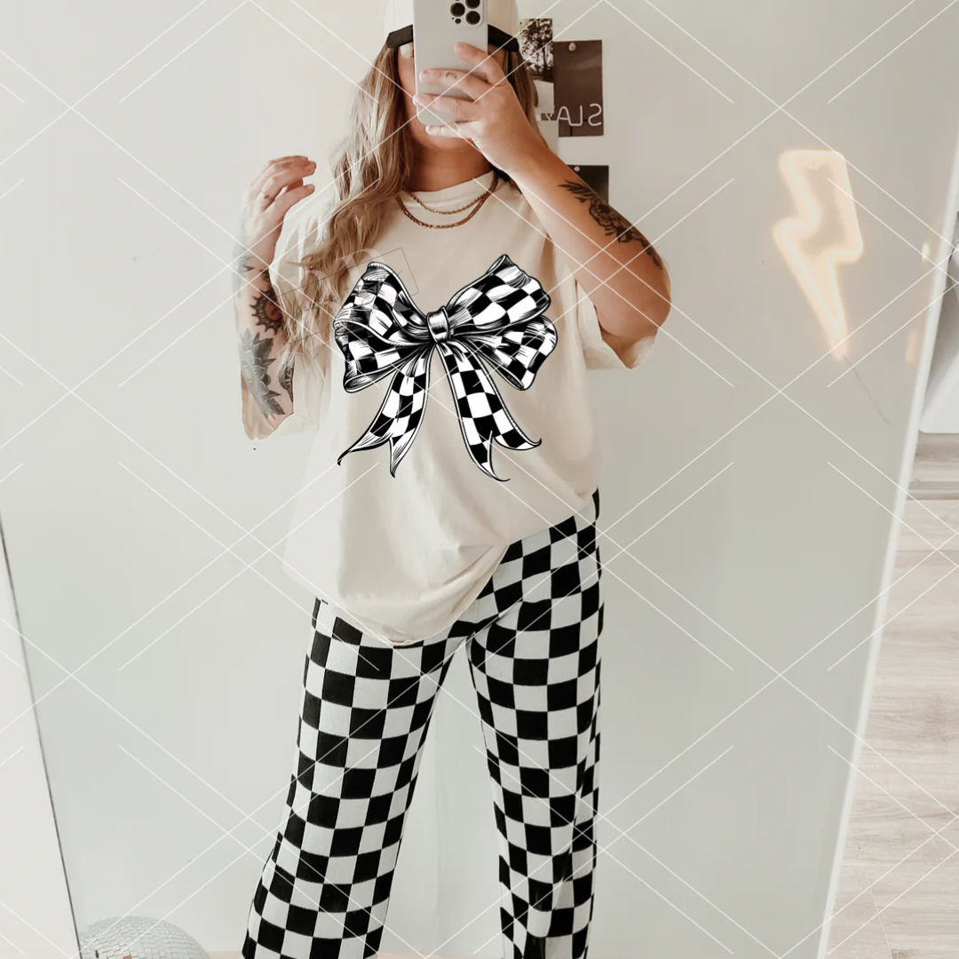 Checkered Bow PREORDER