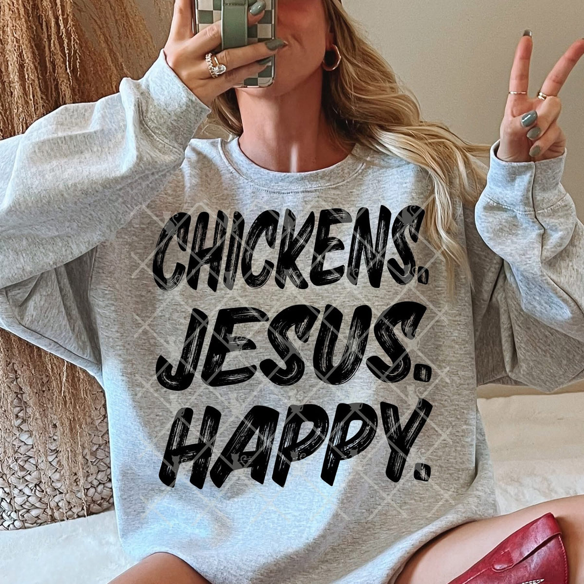 Chicken Jesus Happy PREORDER