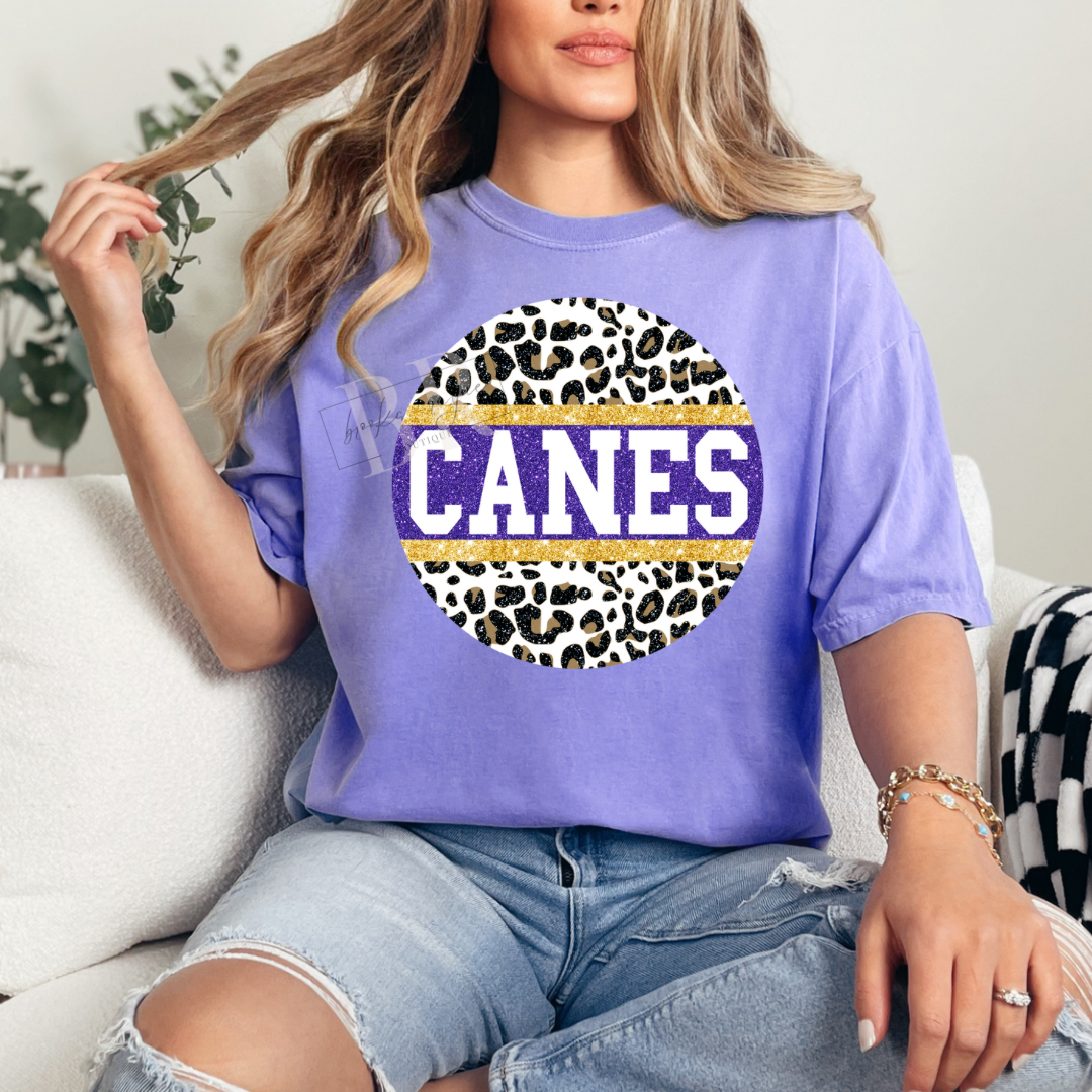 Leopard Canes Tee PREORDER