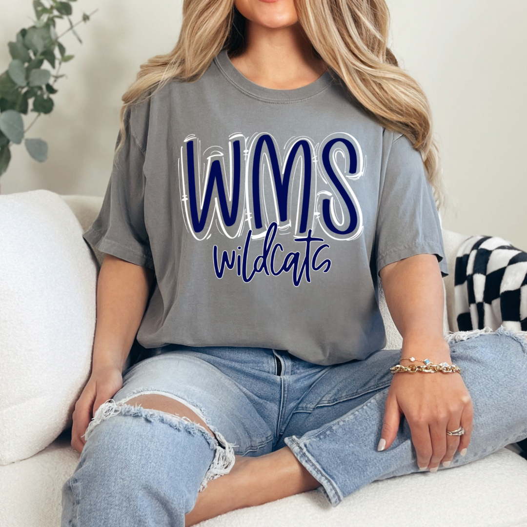 Doodle Script WMS Wildcats PREORDER