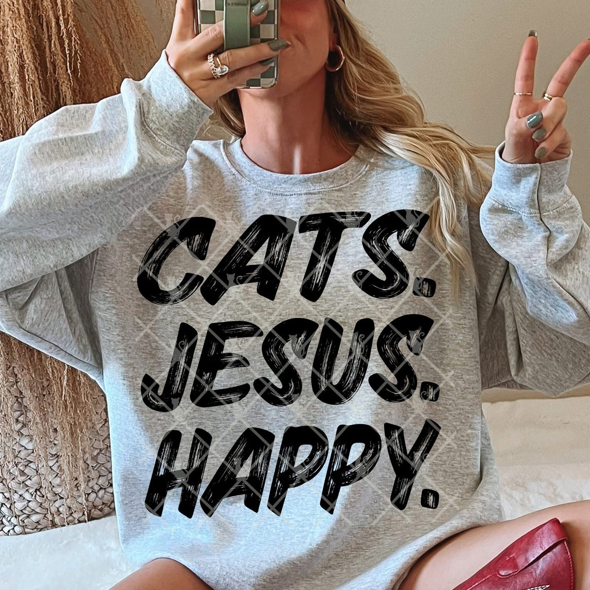 Cats Jesus Happy PREORDER