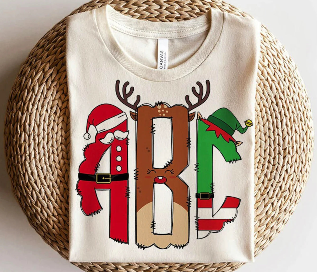 Toddler/Youth Christmas Initials PREORDER