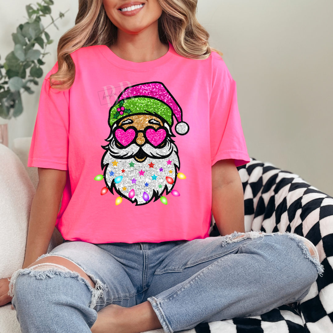 Faux Glitter Santa PREORDER