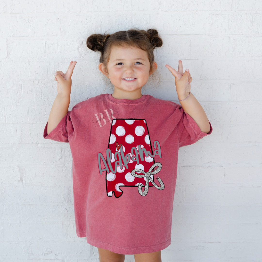 Youth Polka Dot Alabama PREORDER