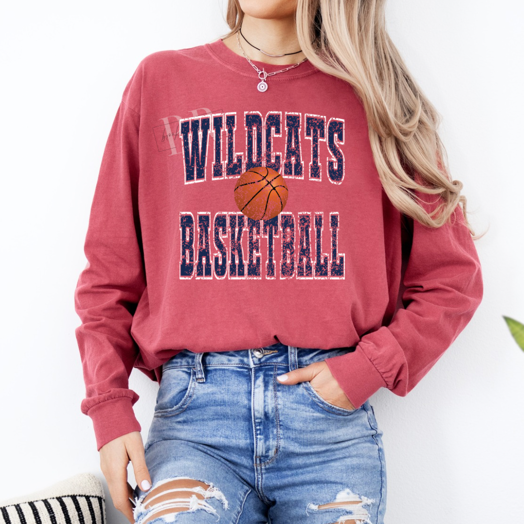 Wildcats Basketball Long Sleeve PREORDER