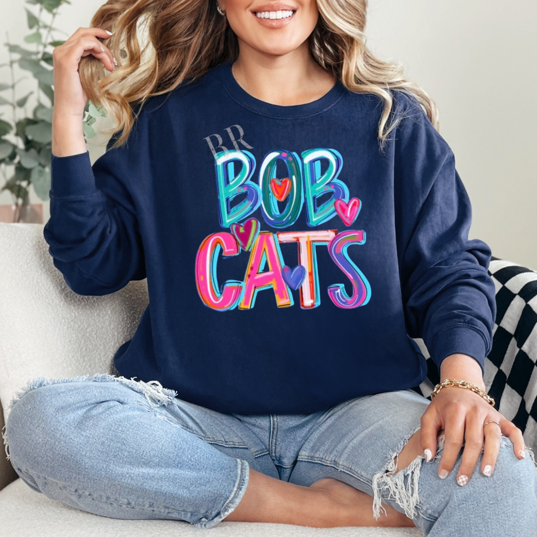 Cheery Bobcats Sweatshirt PREORDER