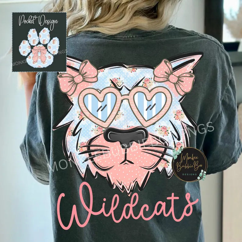Preppy Wildcats Front/Back PREORDER